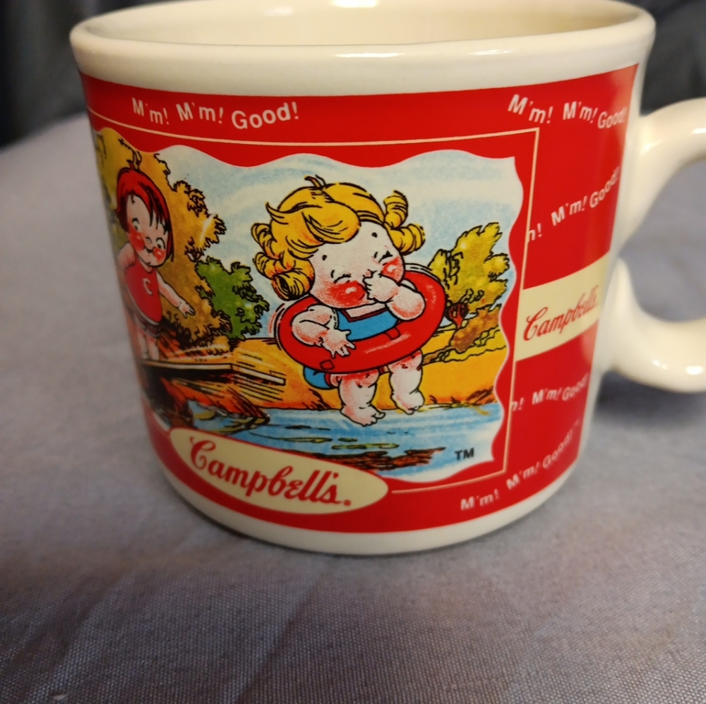 Vintage Campbell's Soup mug made by West Wood collectable advertising